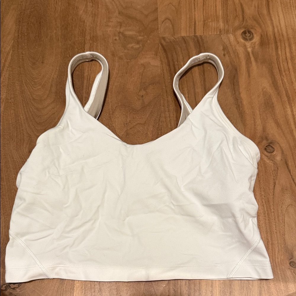 lululemon athletica White Tank Top